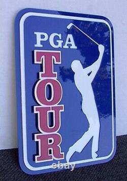 PGA TOUR 3D art sign LARGE new Golf Masters men Tiger club golfing Woods LPGA