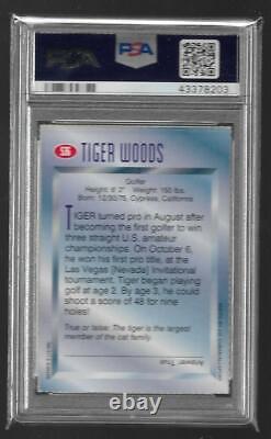 PSA 1996 Si For Kids TIGER WOODS Rookie Card, PGA Golf Legend Masters VG #536