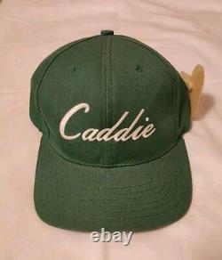 RARE Augusta National Golf Club Members Caddie Cap/Hat Plus NAME TAG Collect