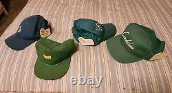 RARE Augusta National Golf Club Members Caddie Cap/Hat Plus NAME TAG Collect