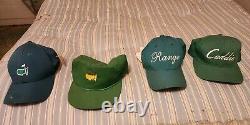 RARE Augusta National Golf Club Members Caddie Cap/Hat Plus NAME TAG Collect