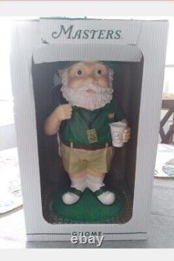 Rare Masters Augusta National 2019 Collectible Garden Gnome Tiger Woods Win Pga