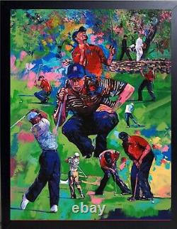 Sale Tiger Woods At The Masters 24H X 18W Premium Canvas Art Print, Winford