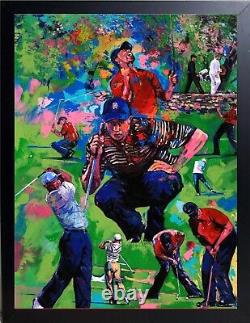 Sale Tiger Woods Masters, Hand-Painted, Acrylic Painting 36H X 24W Winford