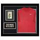 Signed Tiger Woods Framed Display Shirt The Masters Champion +coa