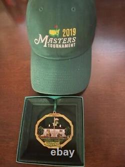 The Masters 2019 TIGER WOODS Ornament! AND 2019 Masters Hat Augusta National