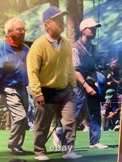 The PGA Masters Augusta 1996 Framed Photo With Palmer, Nicklaus, Woods