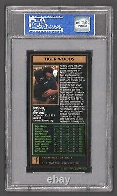 Tiger Woods 1997 1998 Masters Collection Champions Golf Rookie Card Rc PSA 8