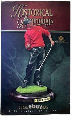Tiger Woods 1997 Masters Fist Pump Historical Beginnings Upper Deck PGA Golf 11