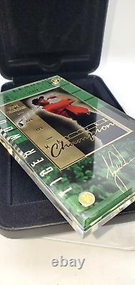 Tiger Woods 1997 Masters Limited Edition Commemorative Upper Deck Card WithCase