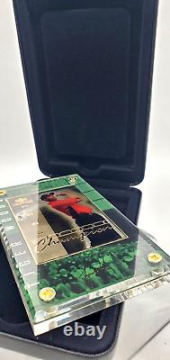 Tiger Woods 1997 Masters Limited Edition Commemorative Upper Deck Card WithCase