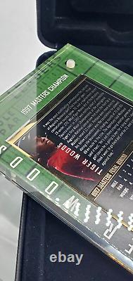 Tiger Woods 1997 Masters Limited Edition Commemorative Upper Deck Card WithCase