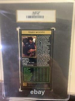 Tiger Woods 1997 Rookie Grand Slam Champions of Golf card, Masters Collection
