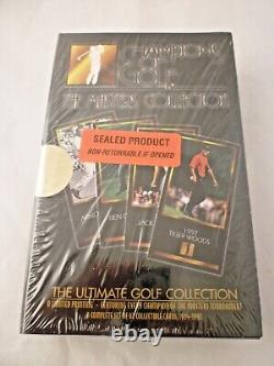 Tiger Woods 1st Masters Win 62 Champions Card Set Ultimate Golf Collection MIP