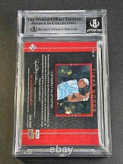 Tiger Woods 2013 Upper Deck Master Collection Championship Gear Triple #'d /25