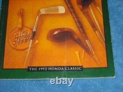 Tiger Woods 3rd Pga Golf Tournament Program- 1993 Honda Classic Extremely Rare