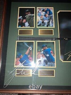 Tiger Woods Autograph 1997 Master Shadowbox. Beckett Authenticity. 1 of 1