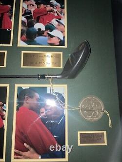 Tiger Woods Autograph 1997 Master Shadowbox. Beckett Authenticity. 1 of 1