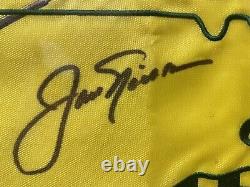 Tiger Woods Jack Nicklaus Autographed Masters Hand Painted Flag PSA/DNA Not UDA