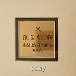 Tiger Woods Masters 1997 Champion Framed Picture/ On Frame Size 20 in x 17 in