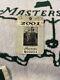 Tiger Woods Masters Badge 2001 Masters Win #2