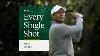 Tiger Woods Second Round Every Single Shot The Masters