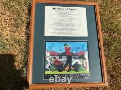 Tiger Woods Signed Masters of Augusta Limited Edition Framed