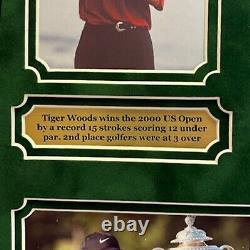 Tiger Woods Slam multi Masters US Open PGA Champion British Open photos framed