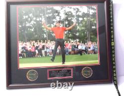 Tiger Woods The Masters Tournament 2019 Golf Victory Celebration 22x26 Frame