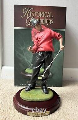 Tiger Woods Upper Deck Historical Beginnings Statue Figure Masters Champion New