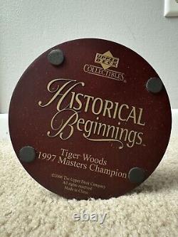 Tiger Woods Upper Deck Historical Beginnings Statue Figure Masters Champion New