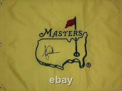 Tiger woods signed undated masters flag PSA/DNA 5x masters winner 2019 Rare