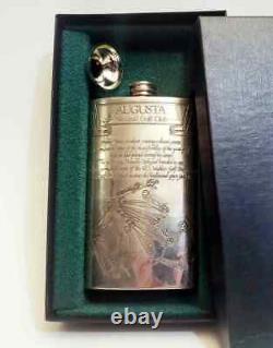 Vintage Augusta National Golf Club Pewter Flask Very Rare New Masters Tiger Pga
